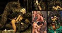 Fantasy porn with naked warriors and godesses