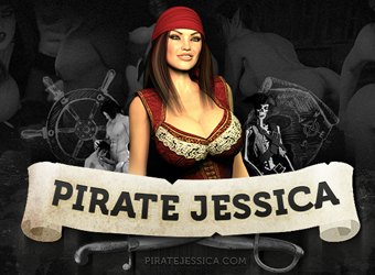 Pirate Jessica porn game review download with 3D monsters